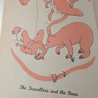 Vintage Aesop's Fables Hardcover, Illustrated by Christopher Sanders, Classic Literature, Collectible Book, Gift for Book Lover
