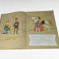 1968 Rumpelstiltskin Hardcover, Stella Nathan Retelling, Vintage Whitman Book, Illustrated Fairy Tale, Children's Story