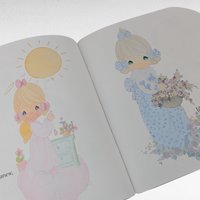 1992 Precious Moments Book, What a Wonderful World Golden Book, Collectible Children's Book, Gift for Nursery