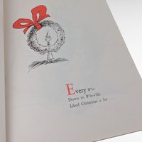 Vintage 1985 How the Grinch Stole Christmas Book, Dr. Seuss Softcover, Holiday Story, Gift for Children
