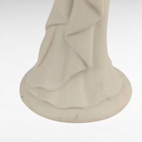 Vintage Bisque Porcelain Lady Figurine, Elegant Dress & Wide Hat, 10 Inch Tall, Classic Home Decor, Gift for Her