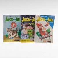 1963 Jack and Jill Magazines Trio, January, February & April Issues, Vintage Children's Magazine, Collectible Kids Literature