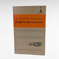 1950 The Selected Writings of Ralph Waldo Emerson, Modern Library College Edition, Softcover Book, Classic Literature
