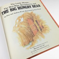 1984 Little Mouse Strawberry Bear Hardcover, Don & Audrey Wood, Illustrated Children's Book