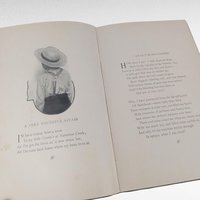 1899 James Whitcomb Riley Love Lyrics Book, Antique Poetry with Life Pictures, Literary Gift