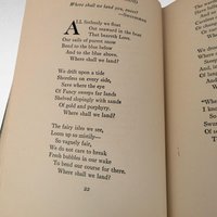 1920 James Whitcomb Riley Best Loved Poems Book, Antique Illustrated Poetry, Literary Gift