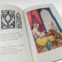 Rubaiyat Omar Khayyam Fitzgerald Pogany Illustrated, Poetry Book, Vintage Literary Gift