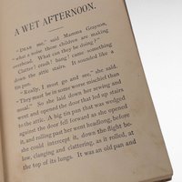 1884 Illustrated Children's Book, Antique Kids Story, Wet Afternoon, Dodd Mead, Collectible Children's Literature