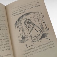 1884 Illustrated Children's Book, Antique Kids Story, Wet Afternoon, Dodd Mead, Collectible Children's Literature