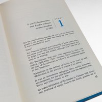 1969 Hey Hey LBJ Autographed Hardcover, Scott Long Political Humor Book, Vintage LBJ Memorabilia, Gift for History Buff