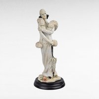 Vintage Resin Art Deco Lady Figurine, Elegant Woman Sculpture, Decorative Art, Collectible Figurine, Art Deco Style Statue