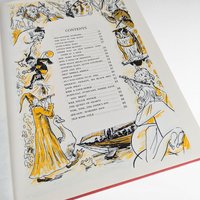 1974 Nursery Rhymes Songs Book Illustrated Children's Literature Gift for Kids