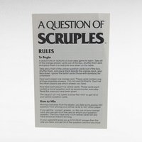 1984 High Game A Question of Scruples, Complete Vintage Board Game, Ethical Dilemma Game, Party Game, Conversation Starter