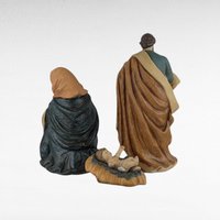 Vintage Kurt Adler Porcelain Nativity Set, 3 Piece Holy Family, Christmas Decor, Religious Gift