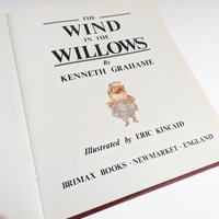 1987 Wind in the Willows Illustrated Hardcover, Classic Children's Literature Gift, Eric Kincaid Art
