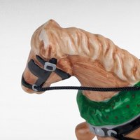 Vintage Dept 56 Buckboard Accessory, Snow Village Horse and Wagon Figurine, Holiday Village Display Piece, Collector Gift