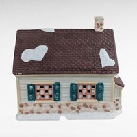 1994 Seasonal Specialties Village House, Christmas Valley Collection, Lighted Holiday Village Decor, Ceramic Christmas House