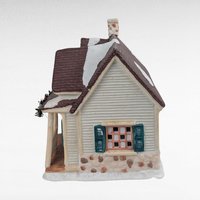 1994 Seasonal Specialties Village House, Christmas Valley Collection, Lighted Holiday Village Decor, Ceramic Christmas House