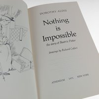 1971 Beatrix Potter Biography Hardcover, Dorothy Aldis Book, Vintage Children's Literature History, Collectible Author
