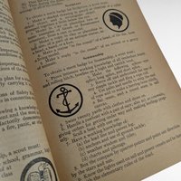1917 Boy Scouts Handbook, Antique Scouting Collectible, Early BSA Manual, Historical Americana Gift