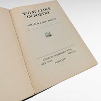 Vintage 1934 What I Like in Poetry Book, William Lyon Phelps Anthology, Hardcover Poetry Collection, Gift for Literature Lover