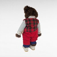 Handmade Teddy Bear, Ted Edward, Mary L. Thiele Artist Bear, Standing Plush Animal, Collectible Bear