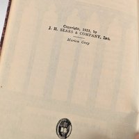 1923 Marian Grey Book by Mary J Holmes, Antique Novel Gift for Reader, Collectible Literature