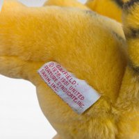 1981 Dakin Garfield Plush Window Clinger, Vintage Cartoon Cat Decor, I'm Climbing the Walls for You, Nostalgic Toy