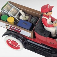 Vintage 1999 ERTL Hardware Hank Diecast Car Set - 1918 Ford Runabout & 1950 Chevy Panel Van Collectibles