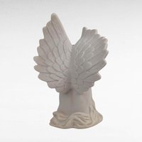 1997 SCS Angel Figurine, Ceramic Cherub, Vintage Home Decor, Guardian Angel Gift, Collectible Angel