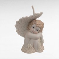 1997 SCS Angel Figurine, Ceramic Cherub, Vintage Home Decor, Guardian Angel Gift, Collectible Angel