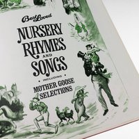 Vintage 1973 Nursery Rhymes and Songs Book Mother Goose Illustrated Children's Storybook Gift for Kids Nostalgic Childhood Decor