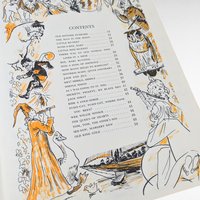 Vintage 1973 Nursery Rhymes and Songs Book Mother Goose Illustrated Children's Storybook Gift for Kids Nostalgic Childhood Decor