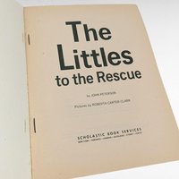 Vintage 1968 The Littles to the Rescue Book Scholastic Softcover Illustrated Children's Storybook Gift for Kids Nostalgic Reading