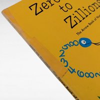 Vintage 1972 Zero to Zillions Number Magic Book Arrow Softcover Illustrated Math for Kids Educational Gift