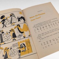 Vintage 1972 Zero to Zillions Number Magic Book Arrow Softcover Illustrated Math for Kids Educational Gift