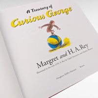 Vintage 2004 Curious George Treasury Hardcover 8 Stories Margret H.A. Rey Illustrated Children's Book Gift for Kids