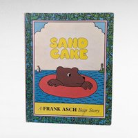 Vintage 1978 Sand Cake Frank Asch Bear Story Hardcover Children's Book Gift for Kids