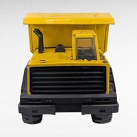 Vintage Yellow Tonka Turbo Diesel Dump Truck Toy, Classic Metal Truck for Collector, Kids Play, Construction Decor