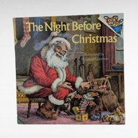 1975 Night Before Christmas Softcover, Illustrated by Douglas Gorsline, Vintage Holiday Book