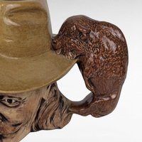1979 Buffalo Bill Cody Ceramic Mug, Western History Collectible, American Frontier Portrait Mug