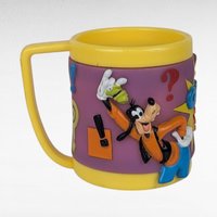 Vintage Goofy Plastic Handled Cup Disney Cartoon Character Drinkware