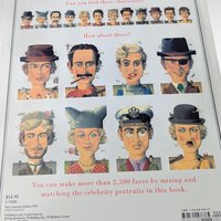 Vintage 1995 Famous Faces Norman Messenger Hardcover Book Princess Diana Caricature Art Gift for Royal Collectors, Unique Coffee Table Book