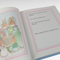 Vintage 1987 The Story of Baby Memory Book Cara Marks Illustrations C.R. Gibson Photo Album Keepsake Gift for New Parents, Baby Shower Gift