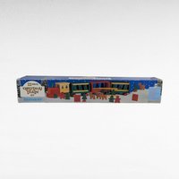 1994 Handpainted All Wood Christmas Train Set 22 Piece Holiday Decor