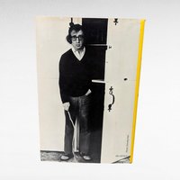 1975 Woody Allen "Without Feathers" Signed Hardcover Book with Pencil Quote - Vintage Comedy Collectible - Humor Literature Gift