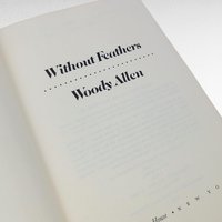 1975 Woody Allen "Without Feathers" Signed Hardcover Book with Pencil Quote - Vintage Comedy Collectible - Humor Literature Gift