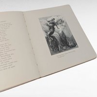 1888 Tennyson Poetry Book, Antique Illustrated Verse, Gems from Tennyson, Hammett Billings Art, Porter Coates, Literary Collectible