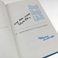 1969 Hey Hey LBJ Autographed Hardcover, Scott Long Political Humor Book, Vintage LBJ Memorabilia, Gift for History Buff
