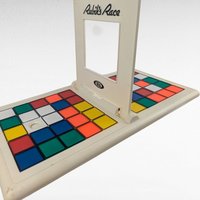 Vintage 1982 Ideal Rubik's Race Game, Complete Fast-Paced 2-Player Puzzle Challenge, All Pieces